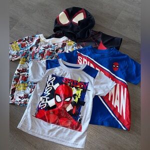 Marvel Spider-Man T-Shirt Collection 4t-shirt- Blue and Red Sz5